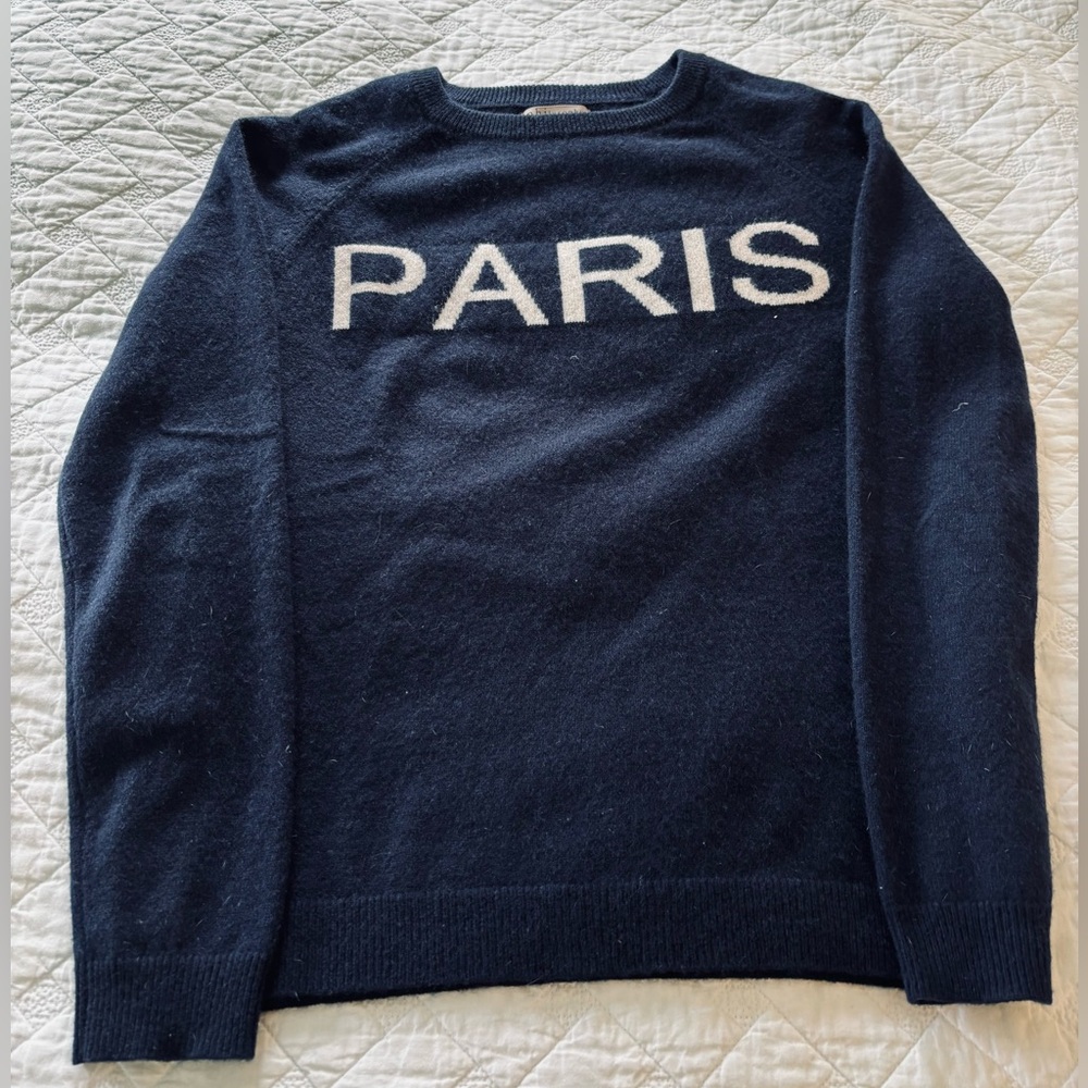 Philosophy Cashmere “Paris” sweater, S, navy blue